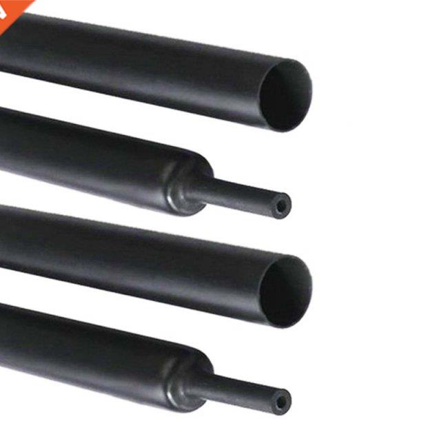 2x Black Heat Shrink Tube Electrical Sleeving Car Cable/Wire