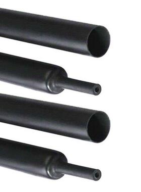 2x Black Heat Shrink Tube Electrical Sleeving Car Cable/Wire