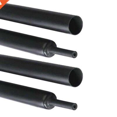 2x Black Heat Shrink Tube Electrical Sleeving Car Cable/Wire