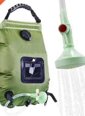 20L Water Bags Outdoor Camping Shower Bag Solar Heating Port
