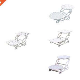 2 Tier Cake Dessert Holder Cupcake Pastry Biscuit Tray Holde
