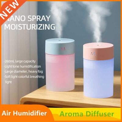 260ML Air Humidifier Ultrasonic Mini Aromatherapy Diffuser P
