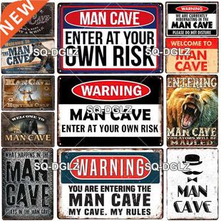 New Tin DGLZ Your Man Warning Risk Cave Own Enter