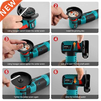 12V Brushless Angle Grinder 19500RPM Electric Polishing Gri