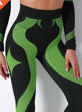 Sport Leggings Women Printed Seamless Push Up Leggings Fitne