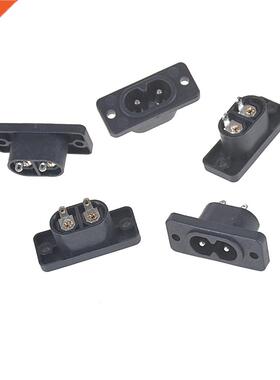 5 Pcs IEC320 C8 2 Terminal Power Plug Inlet Socket AC 250V 2