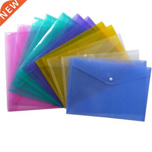 A4 Clear Document Bag Paper File Folder Stationery School O