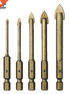 *TASP 5pcs Glass Drill Bit Set Carbide Tipped Ceramic Tile C