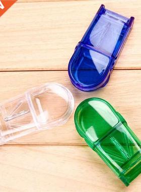 Storage Compartment Pill Box Medicine Tablet Holder Safe Cut