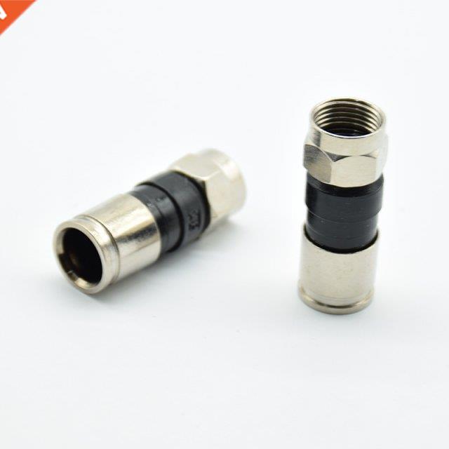 5pcs RG6 F Type Compression Connector 2.7cm High Quality Sna
