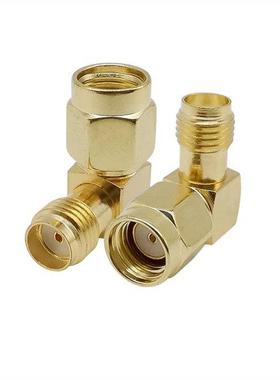 1Pcs Rght Angle SMA Female to RP SMA Male RF Coaxal Coax C