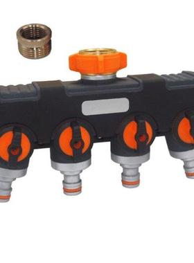 4 Way Hose Spltter Sprnkler Connector Garden Faucet Adapte