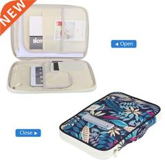 A4 Document Bag File Folder Portfolio Organizer Notebook Zip