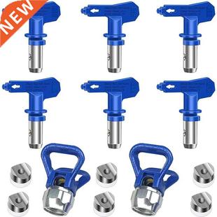 Set Nozzles Reversible Spray Pain Airless Tips Paint