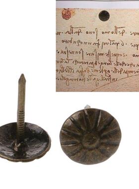 100pcs Antique Brass Upholstery Nail Jewelry Gift Wine Case