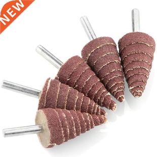 Inch Mou Cone Sandpaper Abrasive 6mm Shape Shank Pack