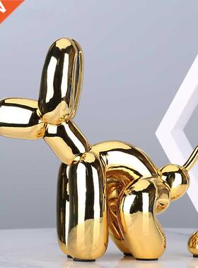 Creative Poop Balloon Dog Statue Home Decoration Modern nor
