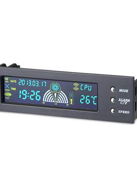5.25in Bay Front LCD Panel 3 Fan Speed Controller CPU Temper