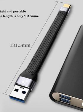 USB Male / Female to Type C USB3.1 Cable Short Flexble Fast