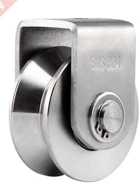 2 Inch V Type Pulley Roller 04 Stainless Steel Sliding Gate