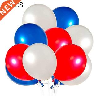 Latex all White alloons lue Red and Party Inch Pack