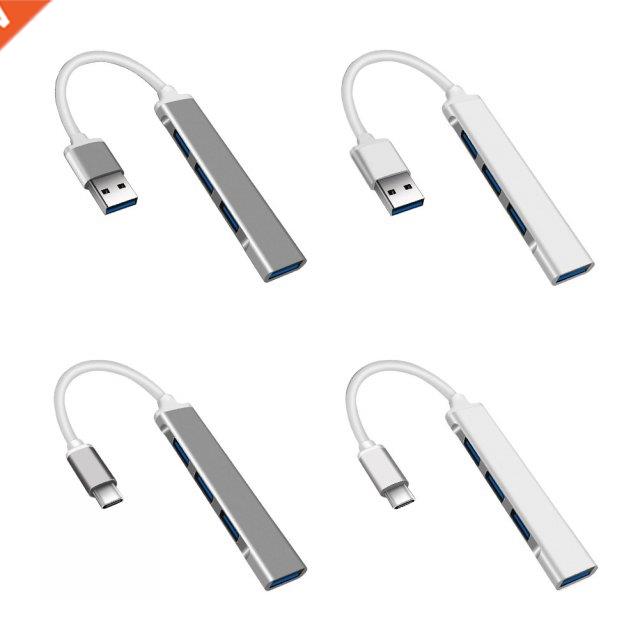 USB C HUB USB 3.0 Type-C Hub Adapter 5 Gbps Multi 4 Port Spl