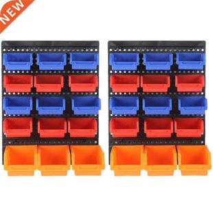 Storage Bins Tools Wall Workshop Mounted Garage 30Pcs Set
