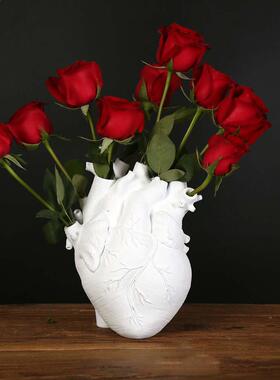 Anatomcal Heart S Flower Vase Flower Pot Cachepot For F