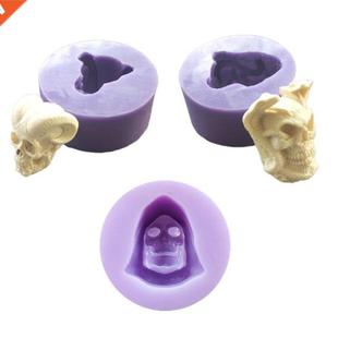 3D Twin Snakes Skull Silicone Mold Epoxy Resin  Decoratio