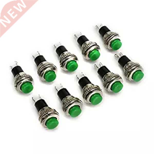 250V 1A 10Mm S-Resetting Off/On Switch Button No Lock 25Pcs