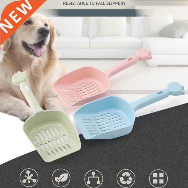 Candy-colored thickened cat litter scoop Hollow cat litter s