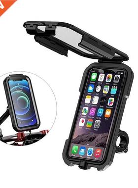 Bike Phone Support Waterproof Case Bike Motorcycle Handlebar