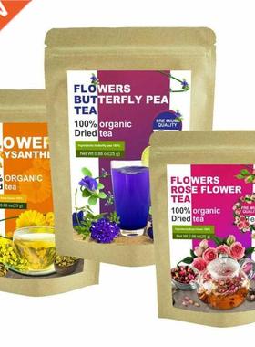Minch Bulk Flower Tea Kit Rose Ultra Blue Butterfly Pea Red