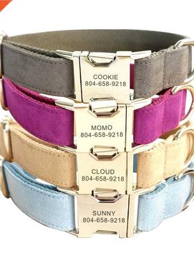 Personalized Dog Collar Customized Pet Collars Free Engravin