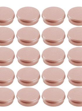20 PCS Aluminum Tin Jar 2 Oz Containers With Lids Round Empt