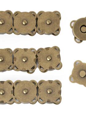 10PCS14/ 18mm  Magnetic Snaps Purse Clasp Closures Metal