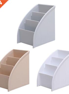 3 Grid Remote Control Box Cosmetics Desktop Storage Case Sta