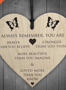 7# You Are Braver Stronger Smarter Beautiful Hanging Decora