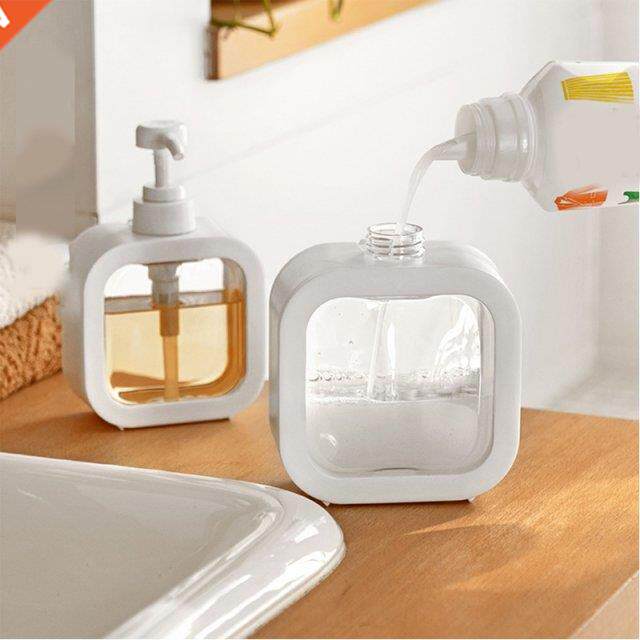 G6DA 300ml 500ml Empty Pump Lotion Bottles Dispenser Refilla