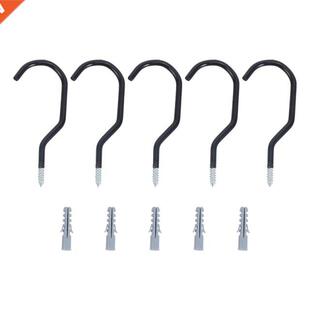 5 Pack Heavy Duty Bike Storage Garage Hooks Set, Basement To