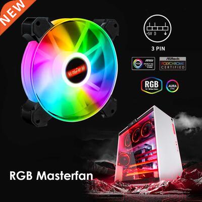 120mm PC Case Cooling Fan Addressable RGB ARGB Silent Coolin