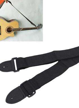 Guitar Strap Leather Head Adjustable Shoulder Strap For Gui