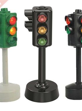 Mini Traffic Signs Road Light Block with Sound LED Children