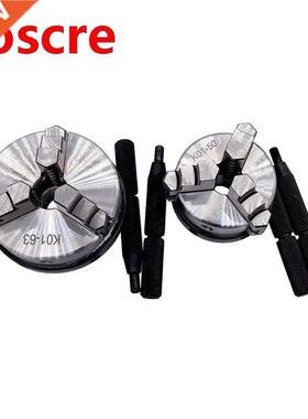 K01-63 Lathe Mini Chuck 3 Jaws Woodworking Hand Chuck with M