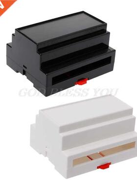 1Pc wall mount beige plastic din rail enclosure junction box