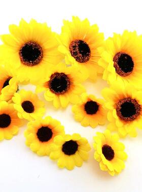 Large Slk Sunflower Artfcal fake Dasy Flower Head For D