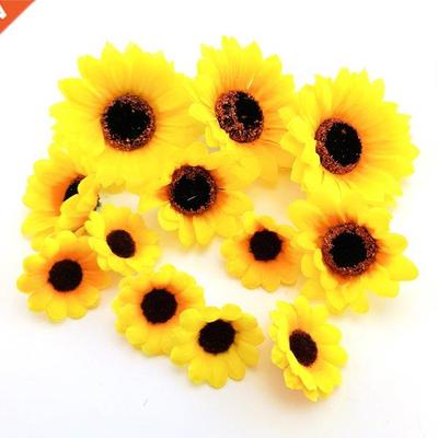 Large Slk Sunflower Artfcal fake Dasy Flower Head For D