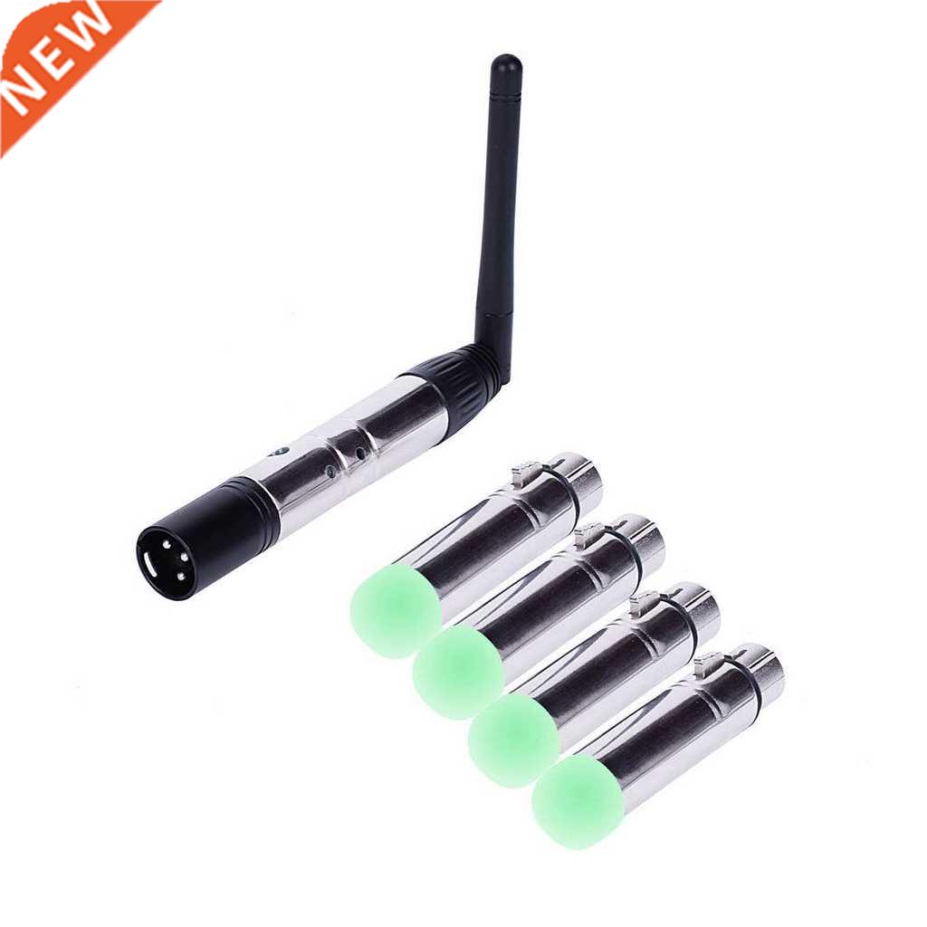 5 pcs DMX512 DMX Dfi DJ 2.4G 1 Transmitter and 4 Tricolor LE