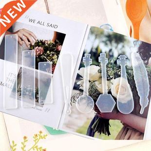 8 Pack DIY Silicone Bookmark Mold DIY Bookmark Epoxy Resin