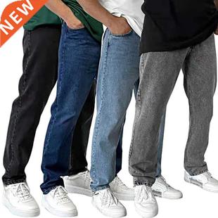 Baggy Jeans for Men Brands Brands Straight Wide Pants With S